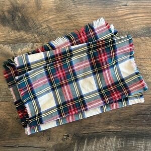 Vintage Tartan Plaid Scarf